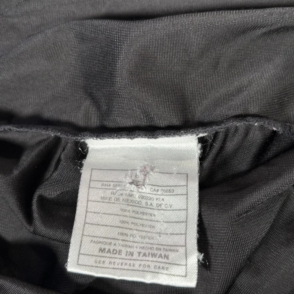 Vintage Nike Shorts Mens L Black Dazzle Shiny Drawstring Basketball Athletic 90s